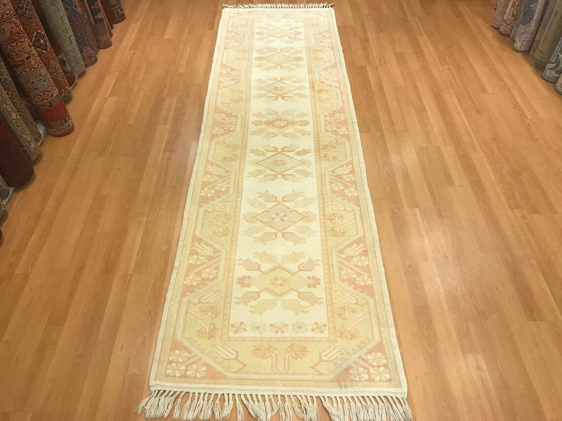 Vintage Carpet Handmade 9'2'' x 2'7''
